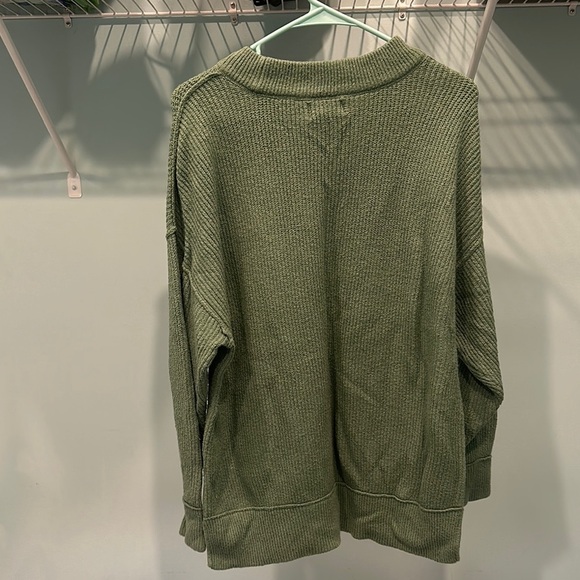 Green Women's Sweater - Picture 4 of 4